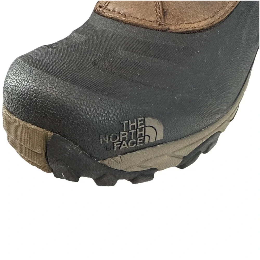 The North Face Chilkat II Luxe Boots Men 8 Brown Waterproof Insulated Winter